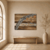 Carpe Diem als Acrylbild im Wohnraum, handgemaltes Original von JuMaWi-Art