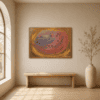Dem Universum so fern als Acrylbild im Wohnraum, handgemaltes Original von JuMaWi-Art