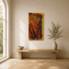 Power Kreise als abstraktes Acrylbild im Wohnraum, handgemaltes Original von JuMaWi-Art